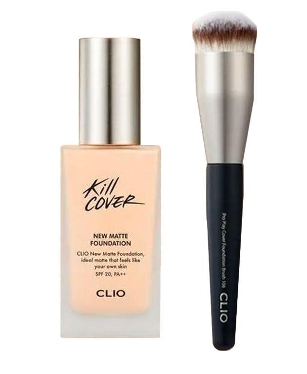 Kill Cover New Matte Foundation (+Brush) [CLIO] Korean Beauty - K Beauty 4 Biz