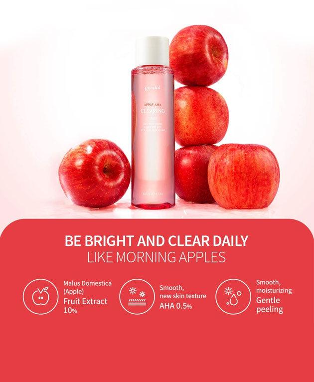 Apple AHA Clearing Toner for Sensitive Skin [GOODAL] Korean Beauty - K Beauty 4 Biz