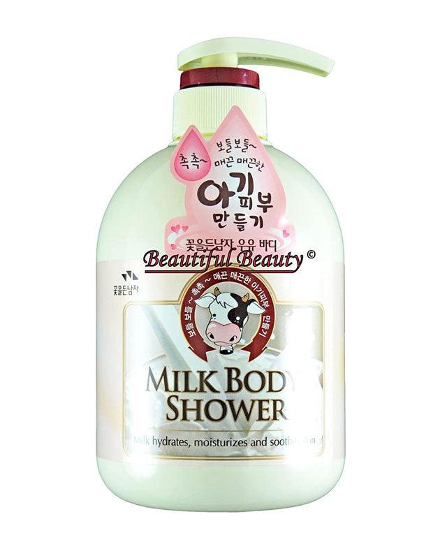 Milk Body Shower 750ml [THE FLOWER MEN] Korean Beauty - K Beauty 4 Biz