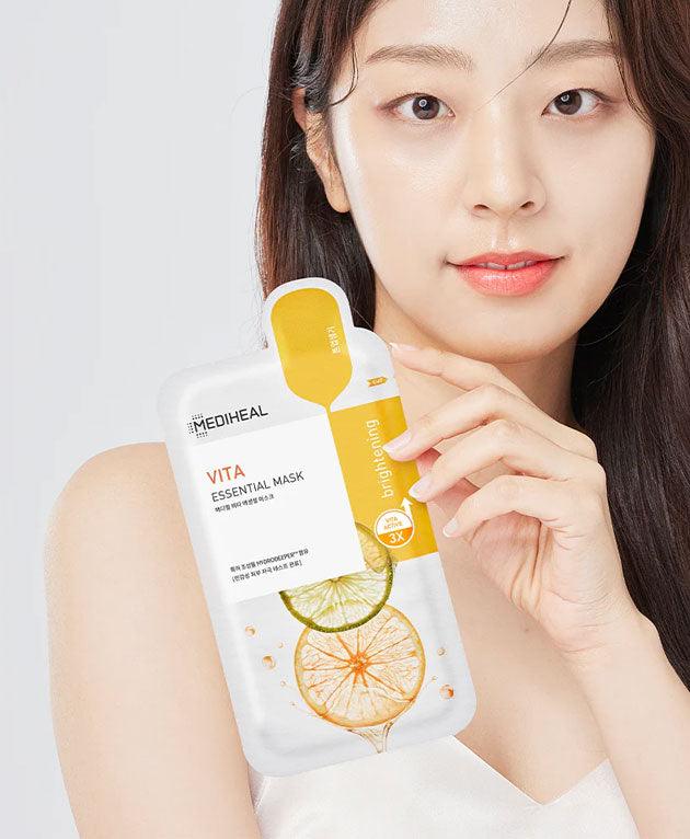Vita Essential Face Mask PACK 4 or 10 [MEDIHEAL] Korean Beauty - K Beauty 4 Biz