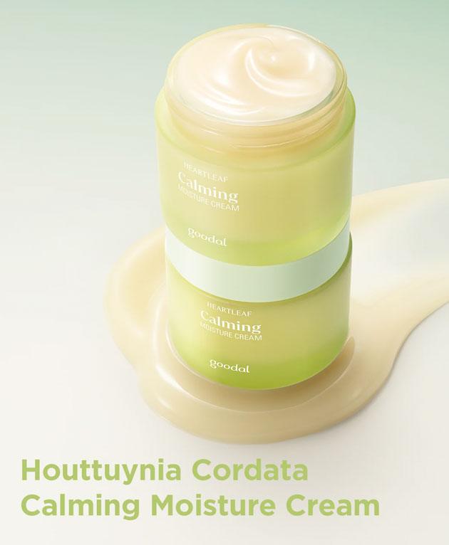 Heartleaf Houttuynia Calming Moisture Cream Lotion [GOODAL] Korean Beauty - K Beauty 4 Biz