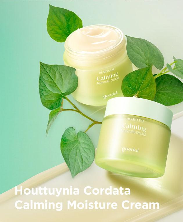 Heartleaf Houttuynia Calming Moisture Cream Lotion [GOODAL] Korean Beauty - K Beauty 4 Biz